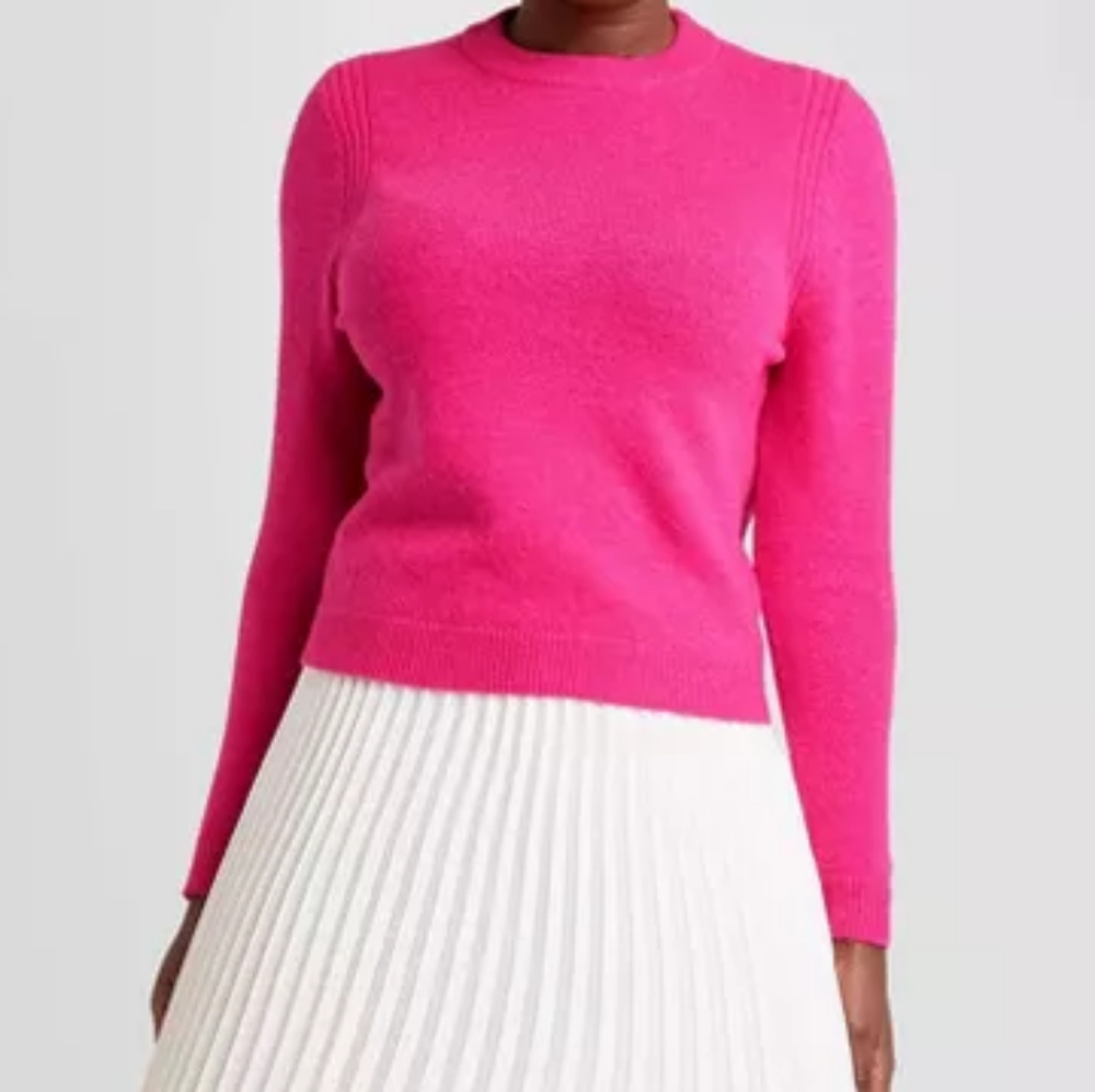 Knitted Crewneck Pullover Sweater